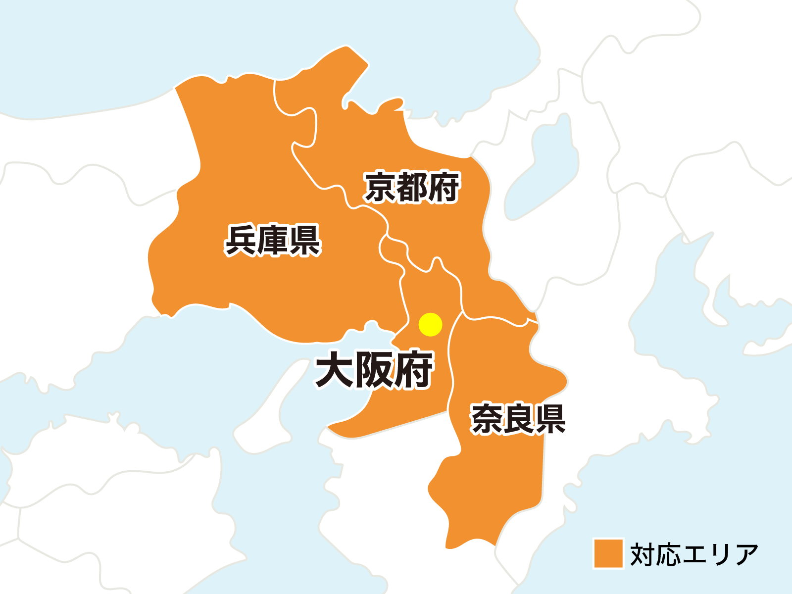 対応エリアマップ